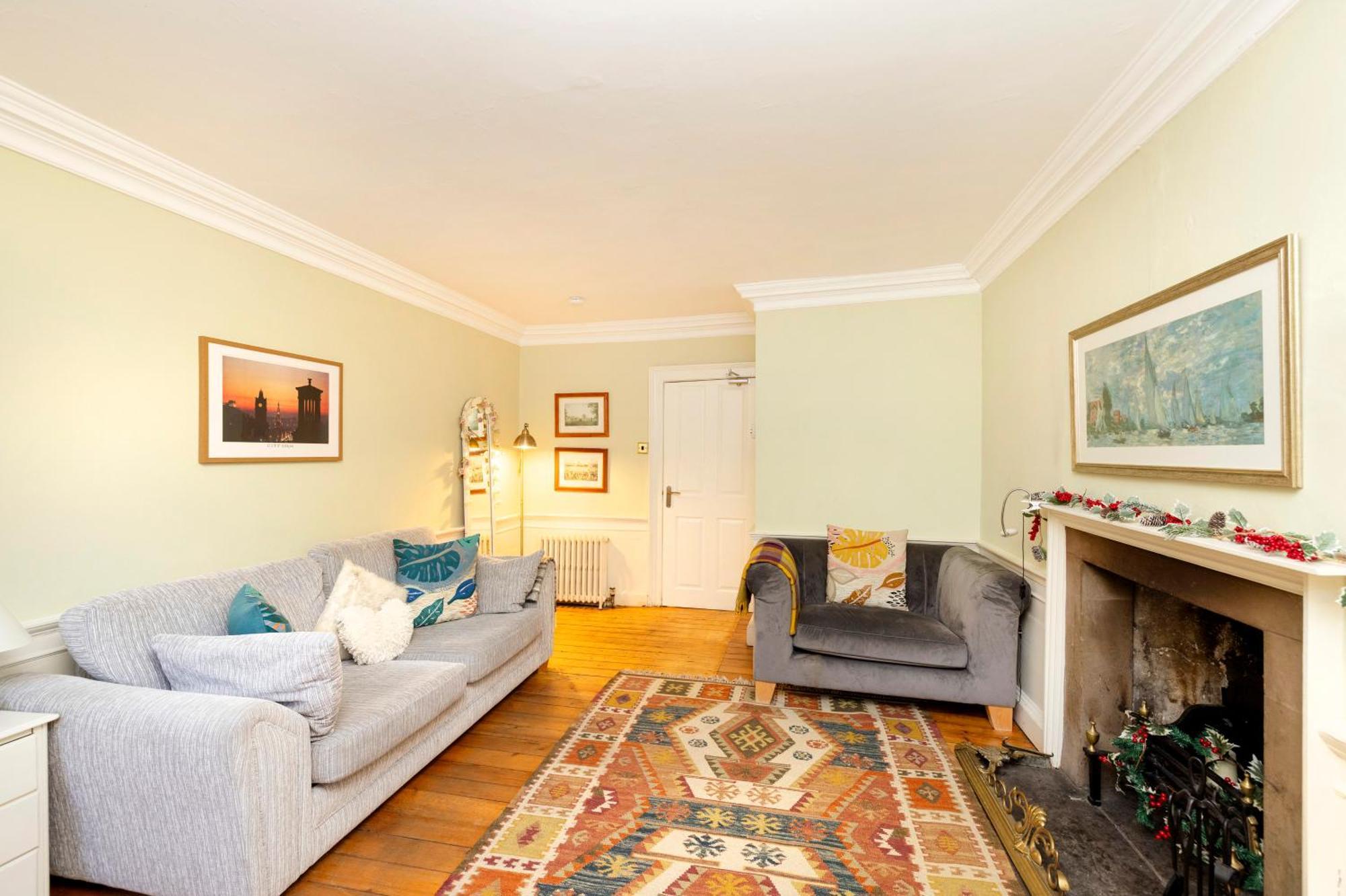 Joivy Beautiful Apartment, Private Garden, Calton Hill Edinburg Exteriör bild