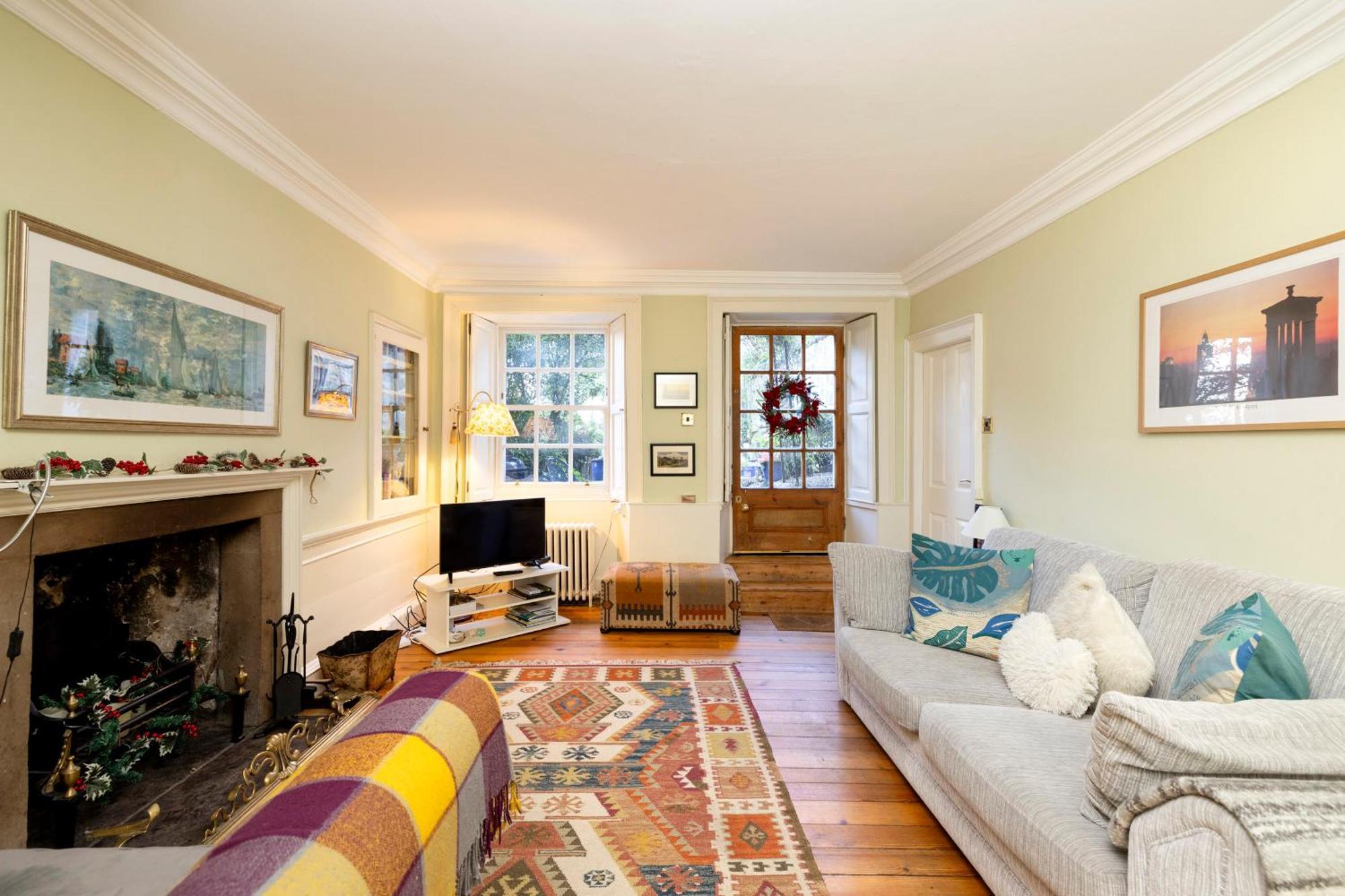 Joivy Beautiful Apartment, Private Garden, Calton Hill Edinburg Exteriör bild